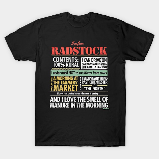 I'm From Radstock T-Shirt by Made In Norton